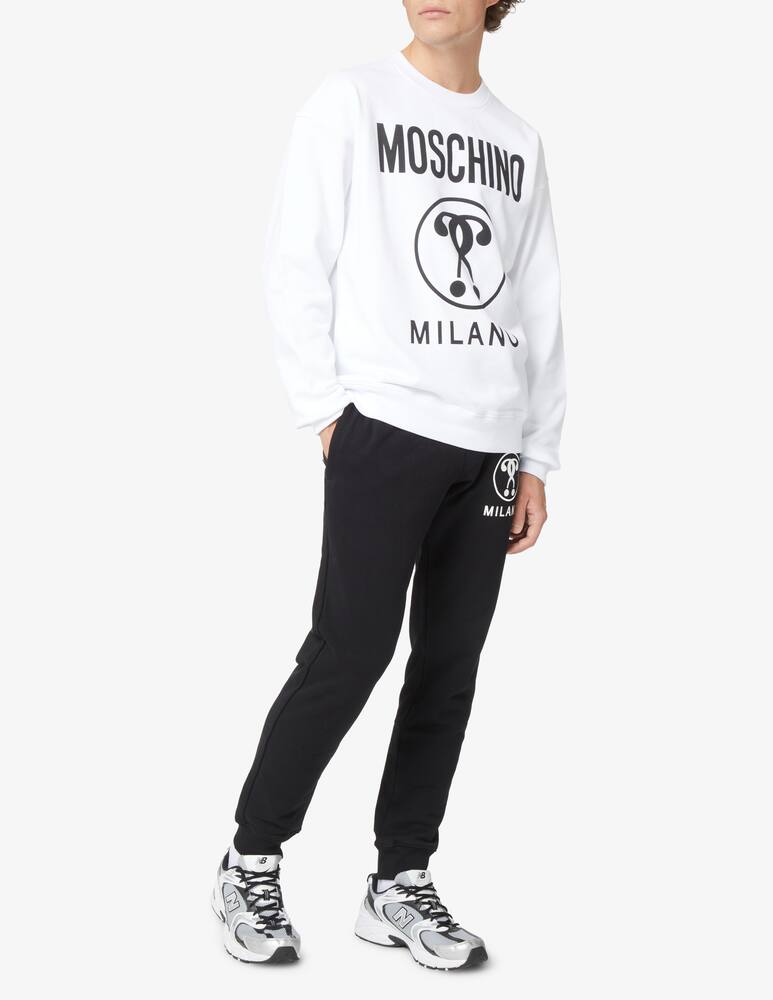 rinascente Moschino Couture Felpa girocollo dqm - Bianco