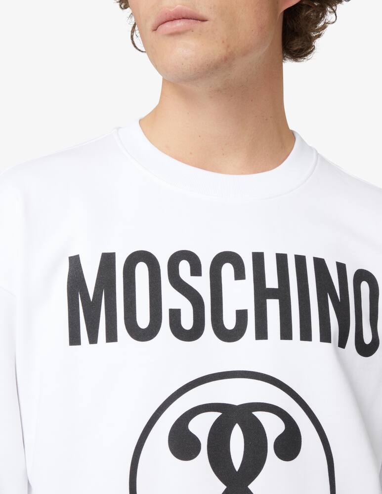 rinascente Moschino Couture Felpa girocollo dqm - Bianco