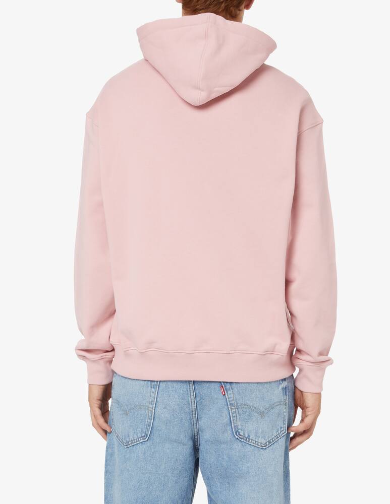 rinascente Moschino Couture Felpa con cappuccio in cotone - Rosa