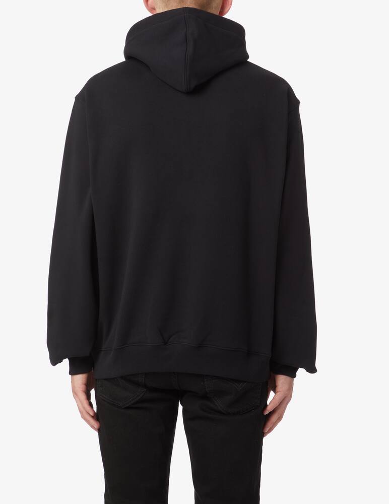 rinascente Moschino Couture Felpa con cappuccio con logo - Nero