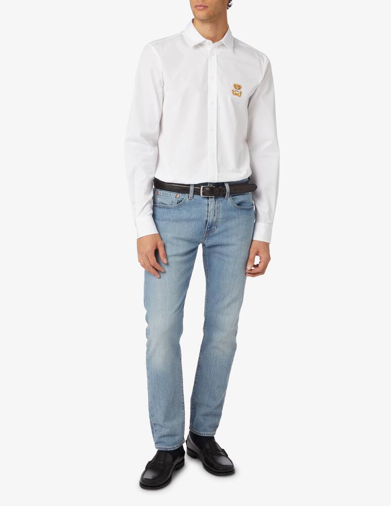 rinascente Moschino Camicia a maniche lunghe teddy bear - Bianco