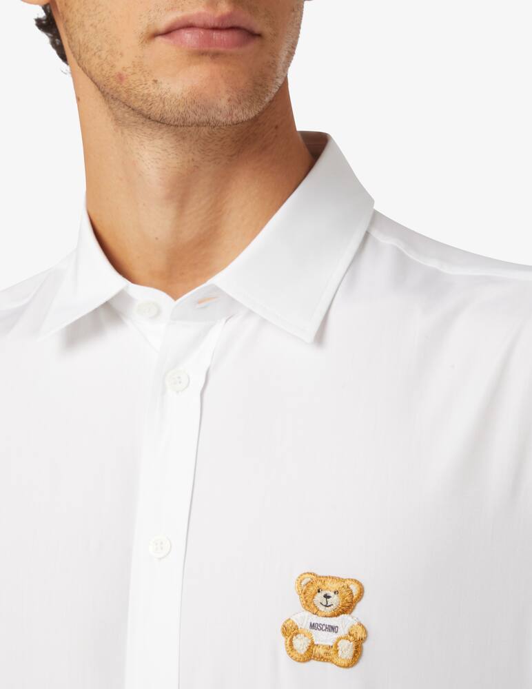 rinascente Moschino Camicia a maniche lunghe teddy bear - Bianco