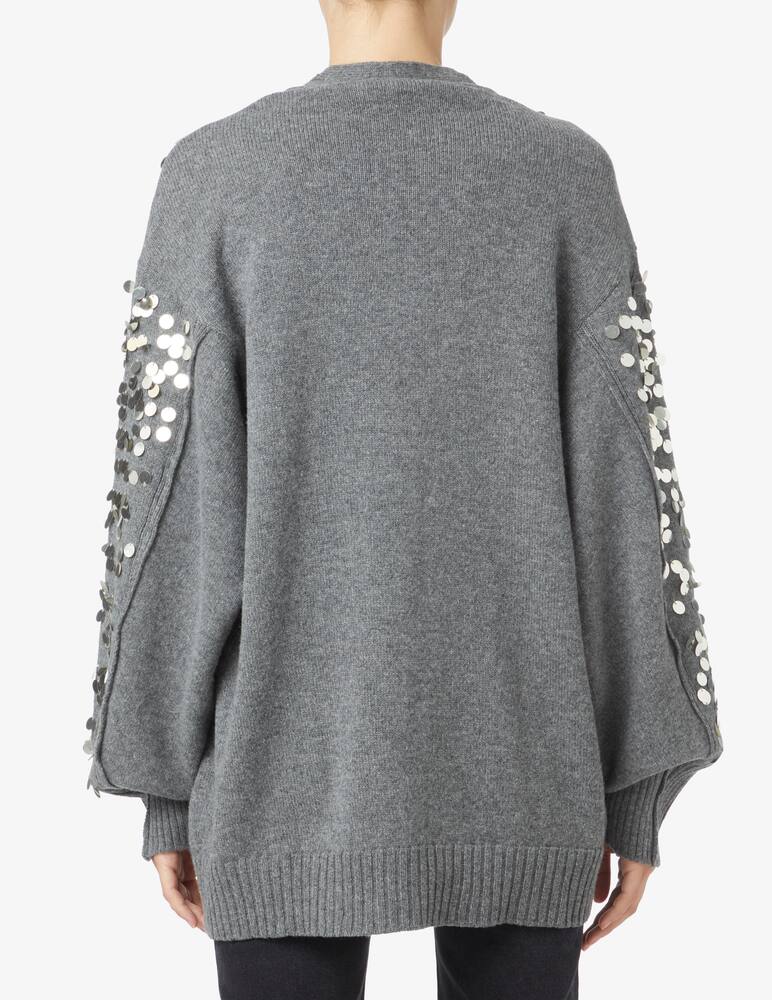 rinascente Philosophy di Lorenzo Serafini Cardigan with sequins - Grey