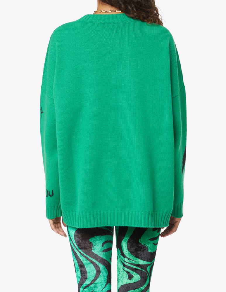 rinascente Philosophy di Lorenzo Serafini Long sleeve jumper with logo - Green