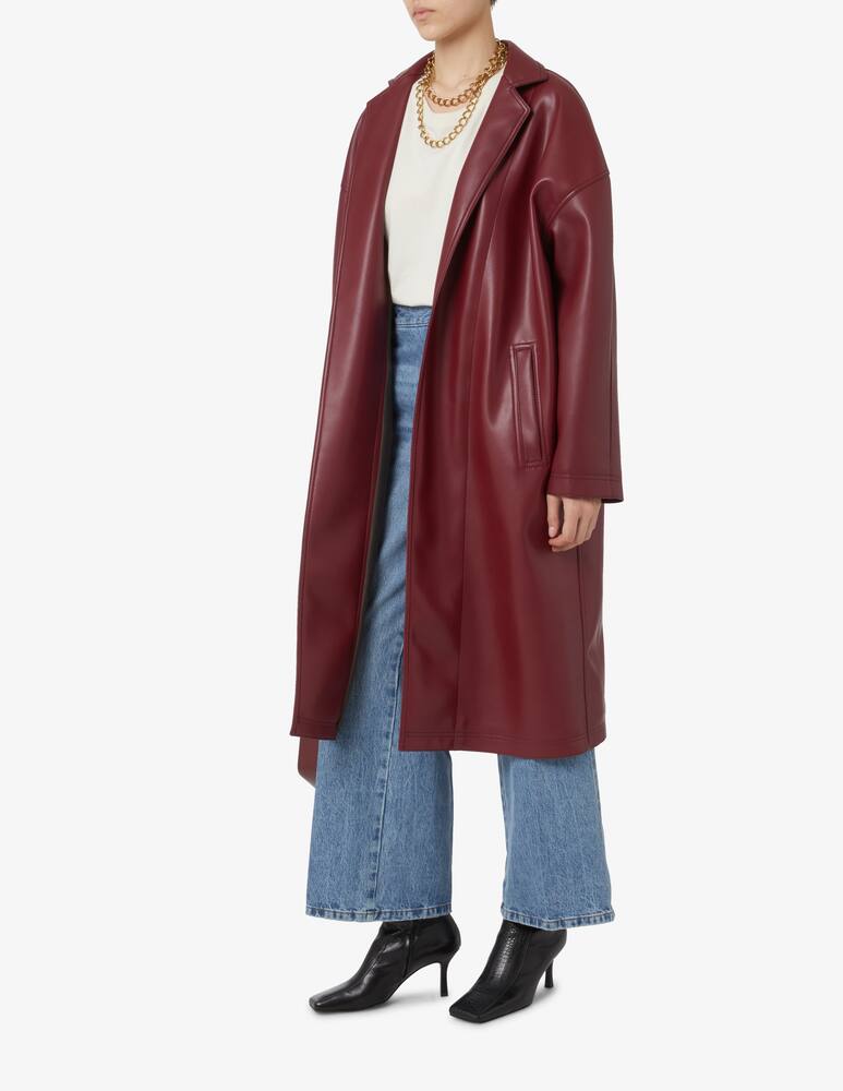 rinascente Philosophy di Lorenzo Serafini Trech coat synthetic leather - Red