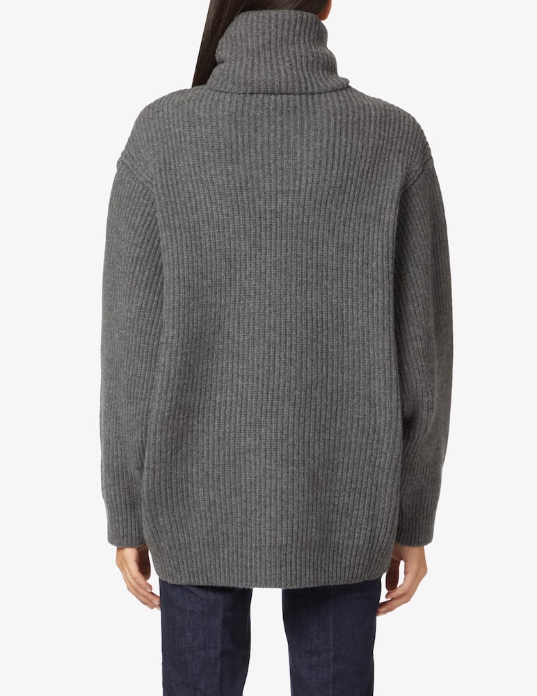 rinascente Philosophy di Lorenzo Serafini Maglione a collo alto in lana - Grigio