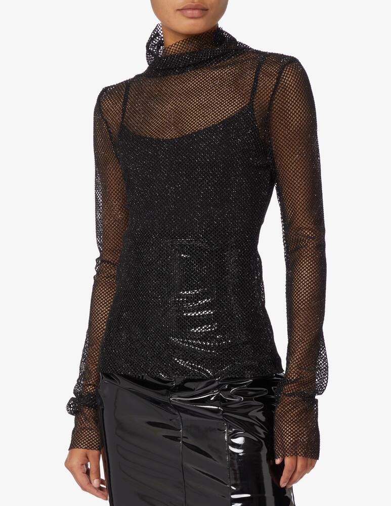 Philosophy di Lorenzo Serafini Maglia a rete lurex - Nero - immagine 1 Philosophy di Lorenzo Serafini Maglia a rete lurex - Nero - immagine 1