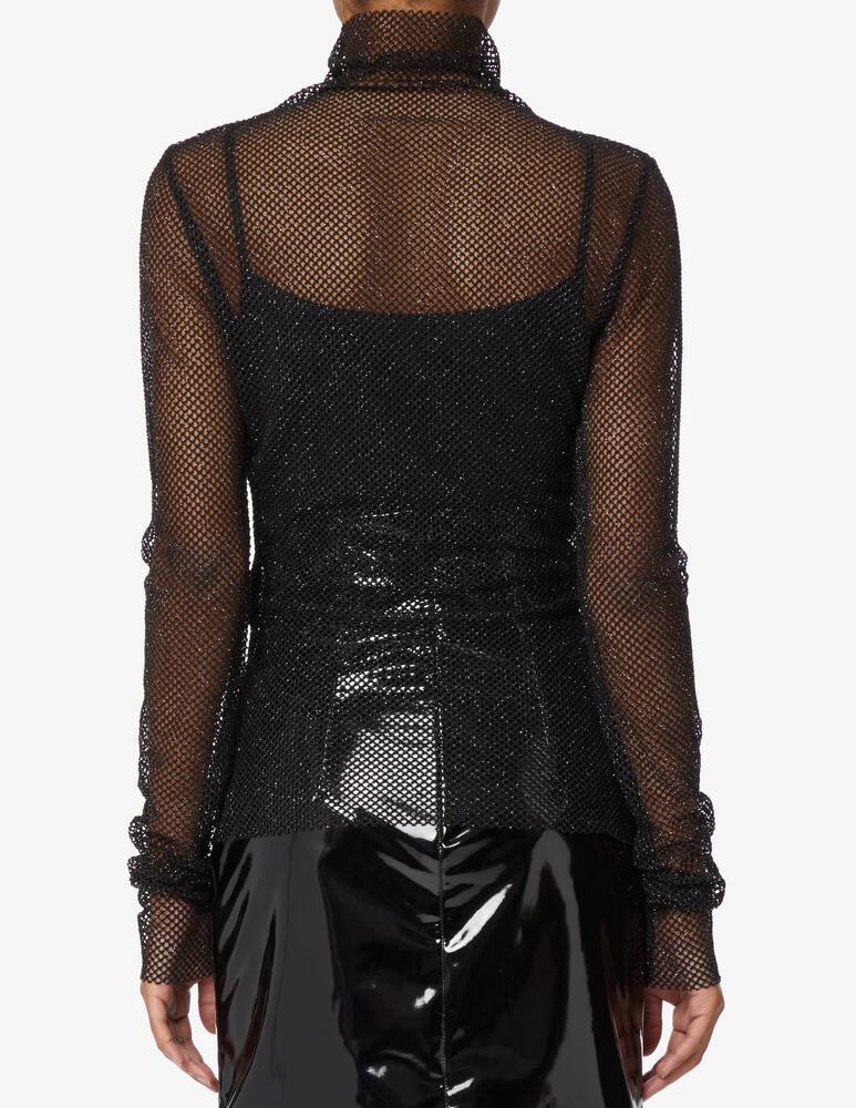 Philosophy di Lorenzo Serafini Maglia a rete lurex - Nero - immagine 3 Philosophy di Lorenzo Serafini Maglia a rete lurex - Nero - immagine 3
