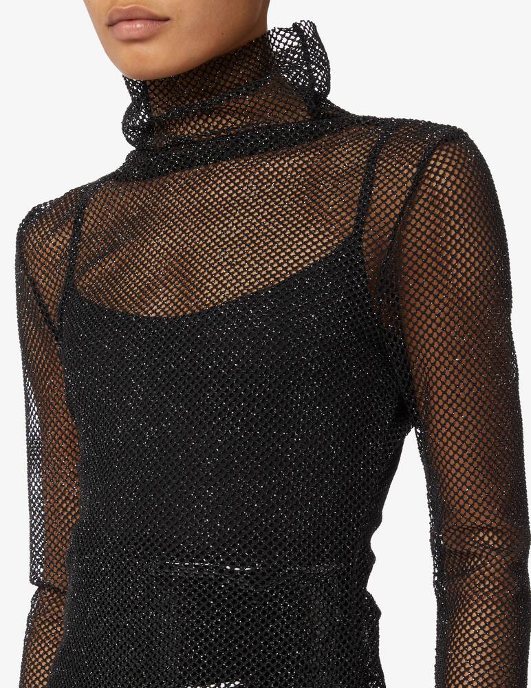 Philosophy di Lorenzo Serafini Maglia a rete lurex - Nero - immagine 4 Philosophy di Lorenzo Serafini Maglia a rete lurex - Nero - immagine 4