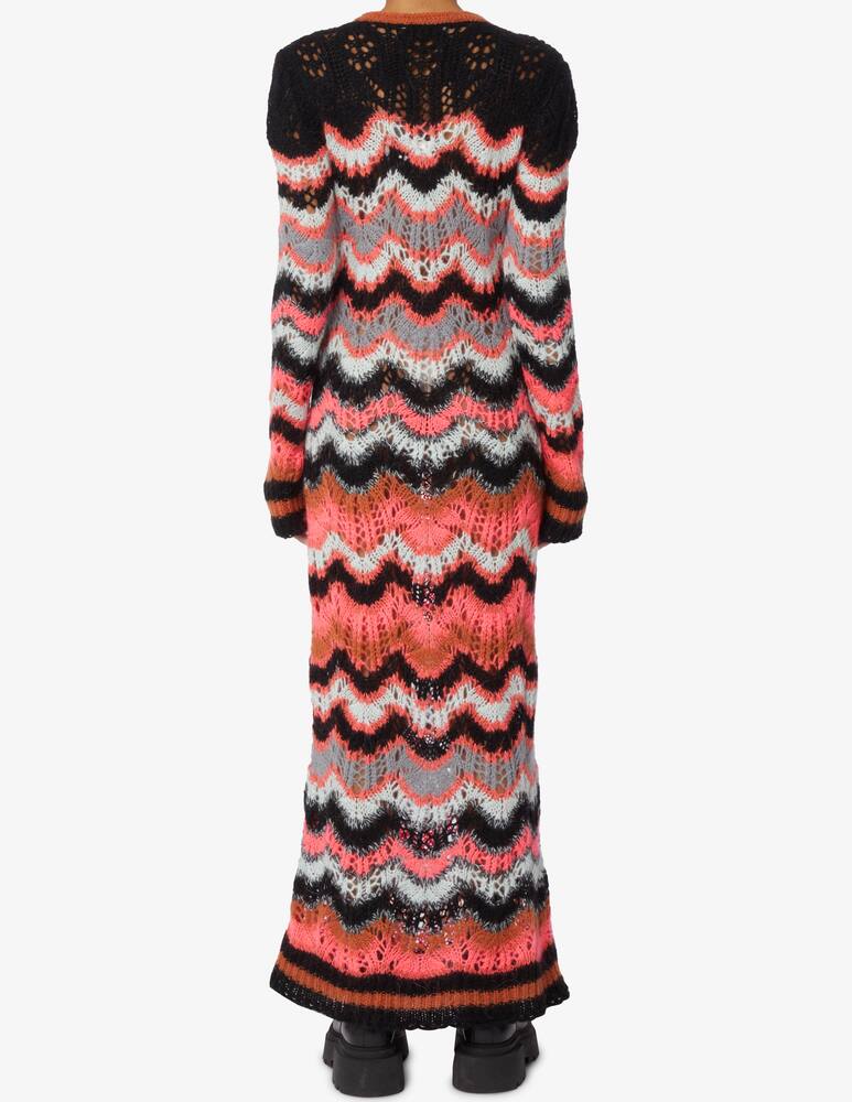 rinascente Philosophy di Lorenzo Serafini Wool blend crochet maxi dress - Multi