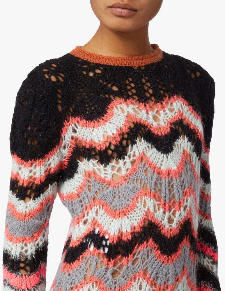 rinascente Philosophy di Lorenzo Serafini Wool blend crochet maxi dress - Multi