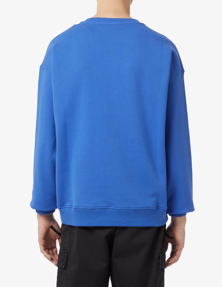 rinascente Moschino World logo crewneck sweater 