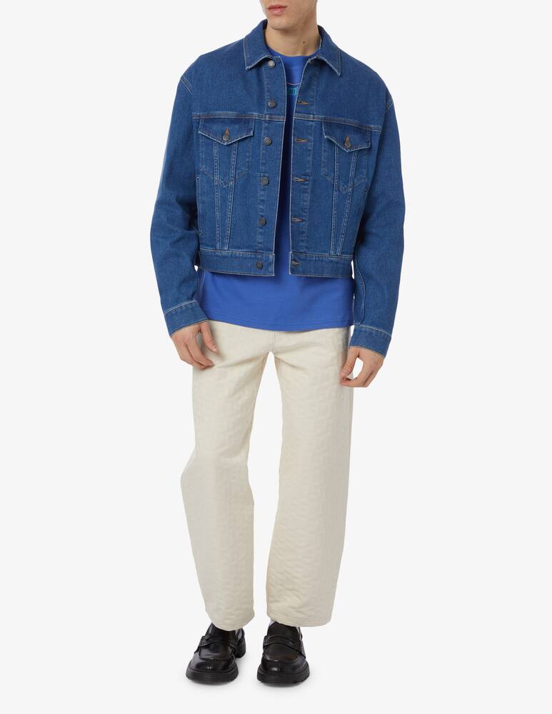 rinascente Moschino Giacca track denim teddy 