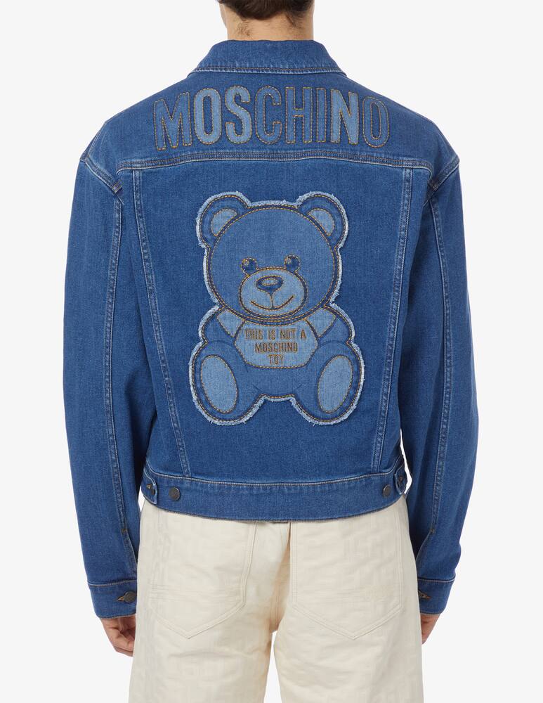 rinascente Moschino Giacca track denim teddy 