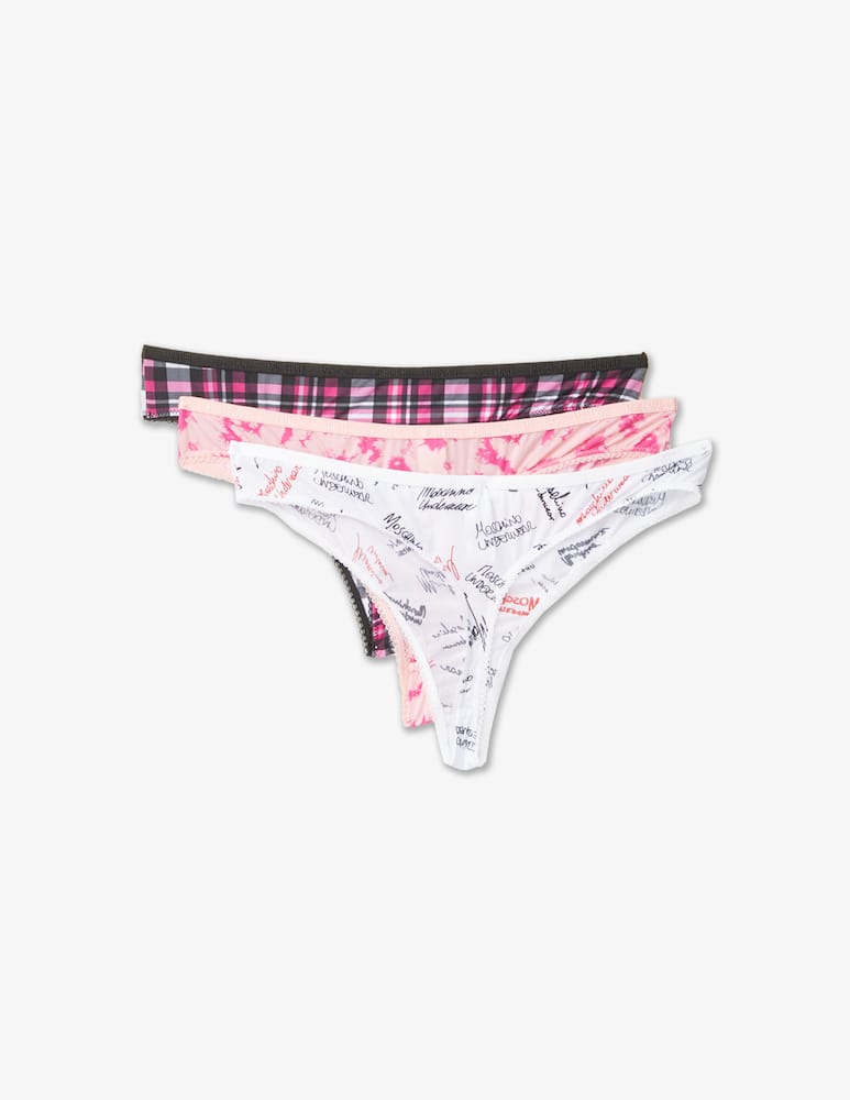rinascente Moschino 3-piece thong