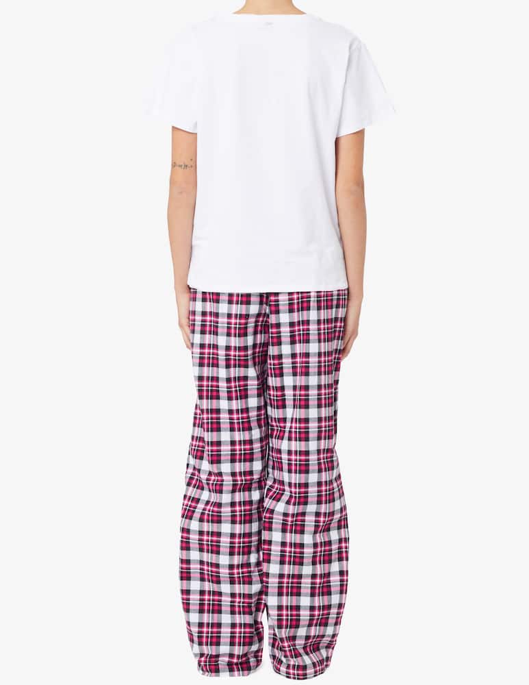 rinascente Moschino Short sleeved check pajamas