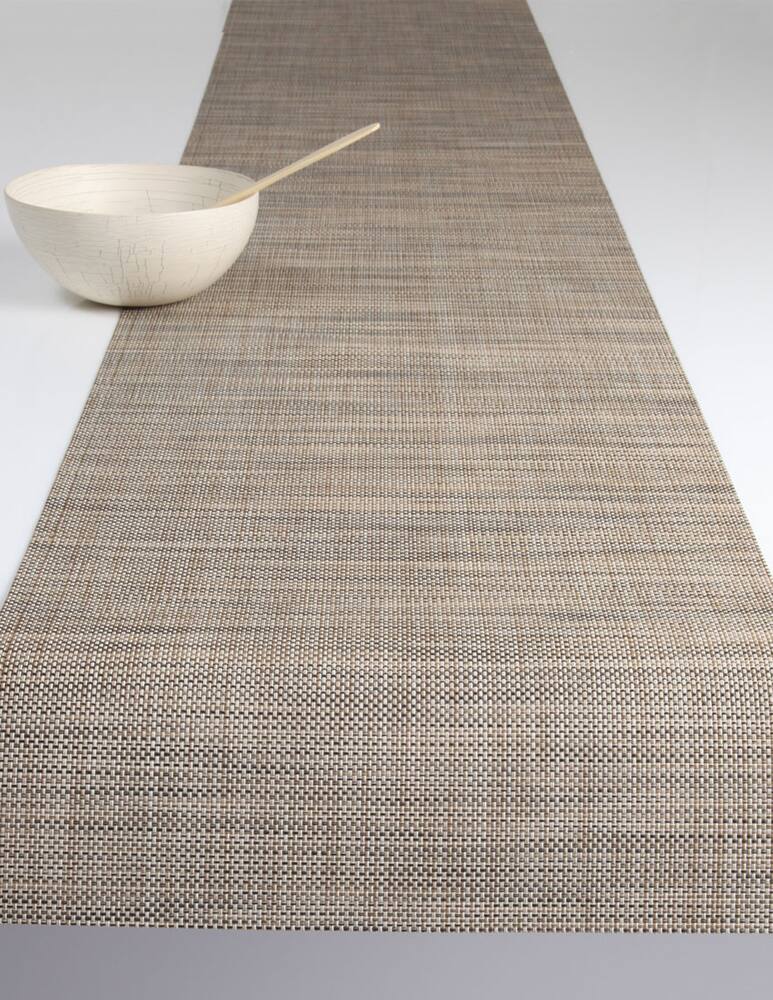 rinascente Chilewich Mini Basketreave  Runner - Marrone