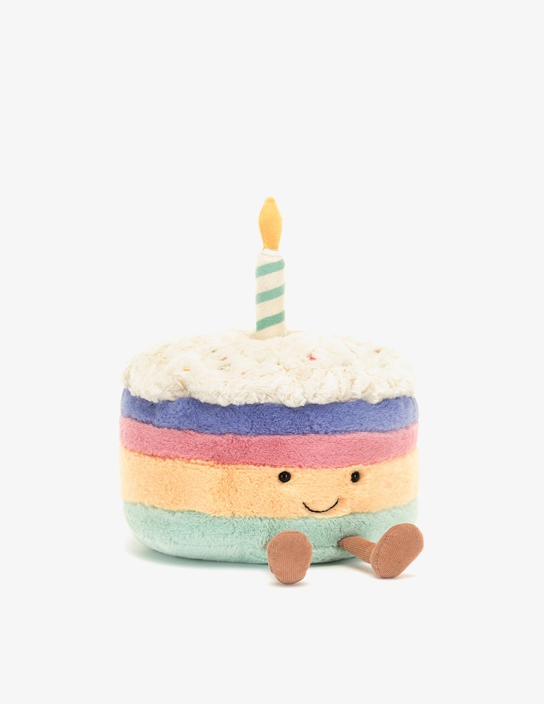 rinascente Jellycat Amuseables Rainbow Birthday Cake Peluche