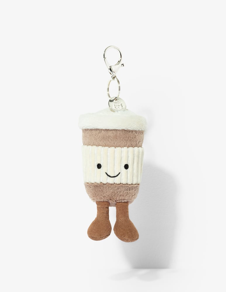 Jellycat Amuseables Perkle Coffee Charm per Borsa - immagine 2 Jellycat Amuseables Perkle Coffee Charm per Borsa - immagine 2