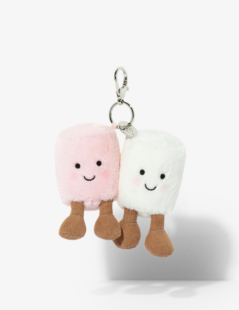 rinascente Jellycat Amuseables Pair of Marshmallows Bag Charm