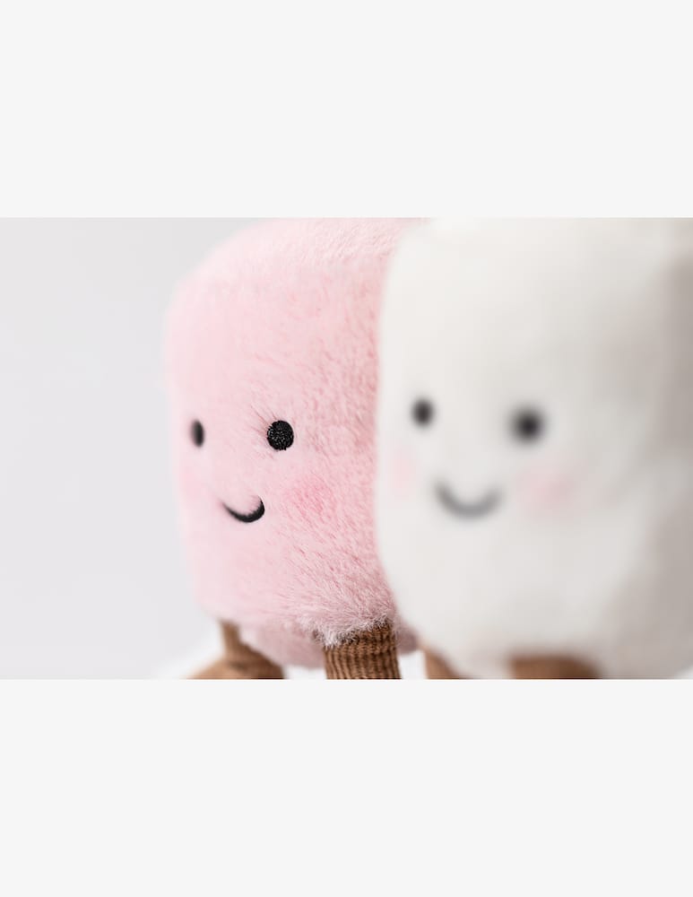 rinascente Jellycat Amuseables Pair of Marshmallows Bag Charm