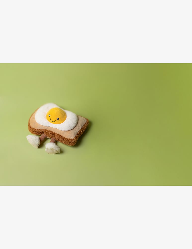 Jellycat Amuseables Egglantine Egg On Toast Peluche - immagine 2 Jellycat Amuseables Egglantine Egg On Toast Peluche - immagine 2