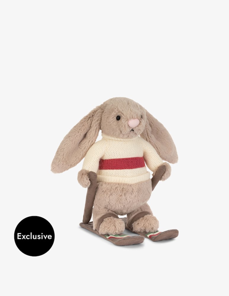 rinascente Jellycat Bashful Bunny Gold Medal Ski Outfit Peluche