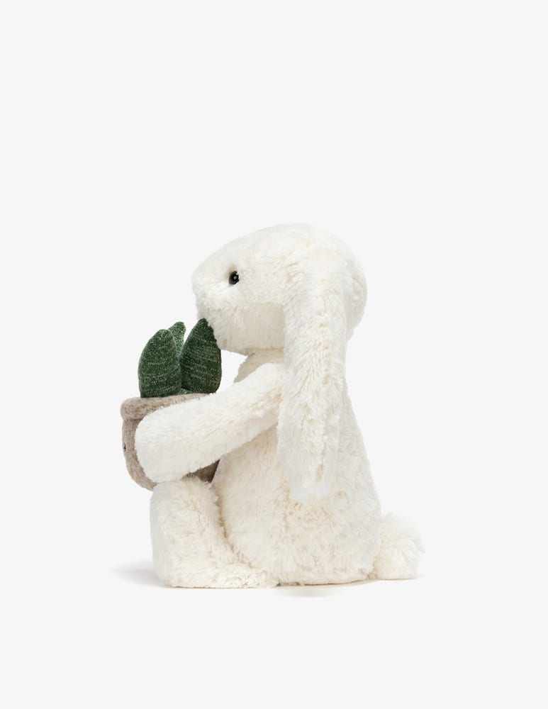 rinascente Jellycat Cream Bunny With Plant Peluche