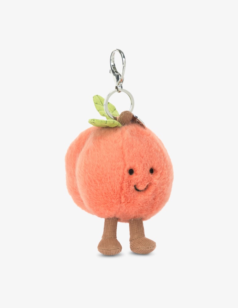 Jellycat Amuseables Peach Charm per Borsa - immagine 2 Jellycat Amuseables Peach Charm per Borsa - immagine 2
