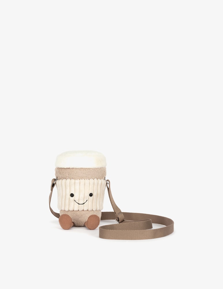 Jellycat Peluche Amuseables Perkle Coffee Shoulder Bag - immagine 1 Jellycat Peluche Amuseables Perkle Coffee Shoulder Bag - immagine 1