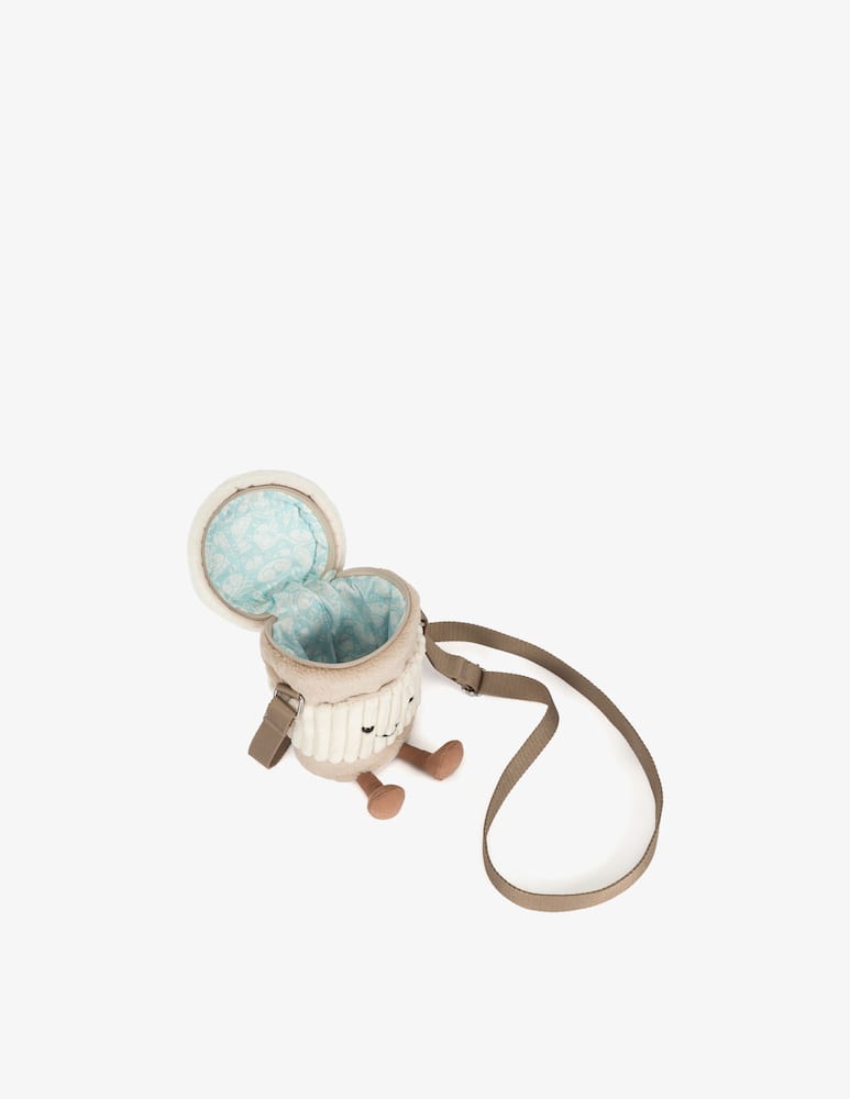 Jellycat Peluche Amuseables Perkle Coffee Shoulder Bag - immagine 2 Jellycat Peluche Amuseables Perkle Coffee Shoulder Bag - immagine 2