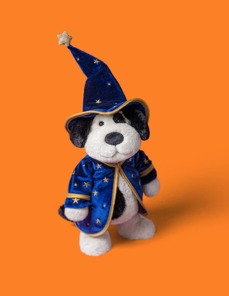 rinascente Jellycat Rufferty Puppy Wizard Outfit Peluche