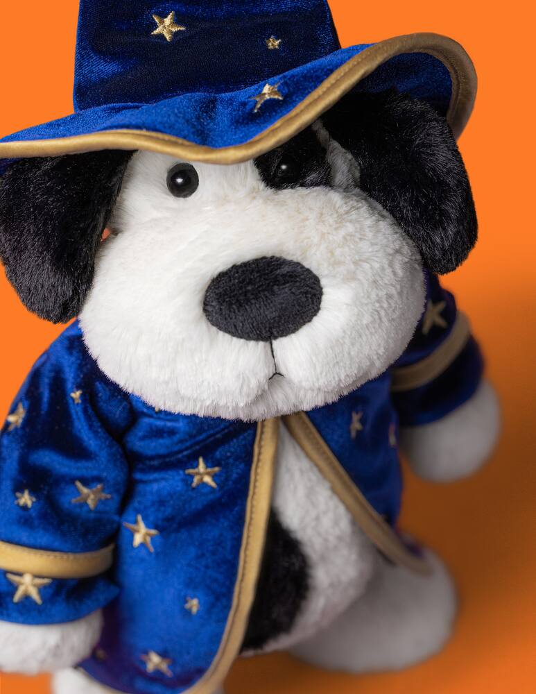 rinascente Jellycat Rufferty Puppy Wizard Outfit Peluche