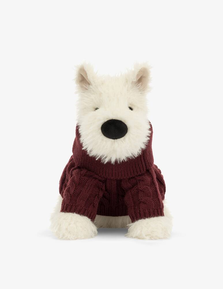 Jellycat Munro Scottie Dog Winter Jumper Outfit Peluche - picture 2 Jellycat Munro Scottie Dog Winter Jumper Outfit Peluche - picture 2