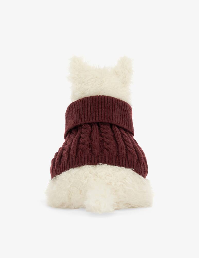 Jellycat Munro Scottie Dog Winter Jumper Outfit Peluche - picture 3 Jellycat Munro Scottie Dog Winter Jumper Outfit Peluche - picture 3