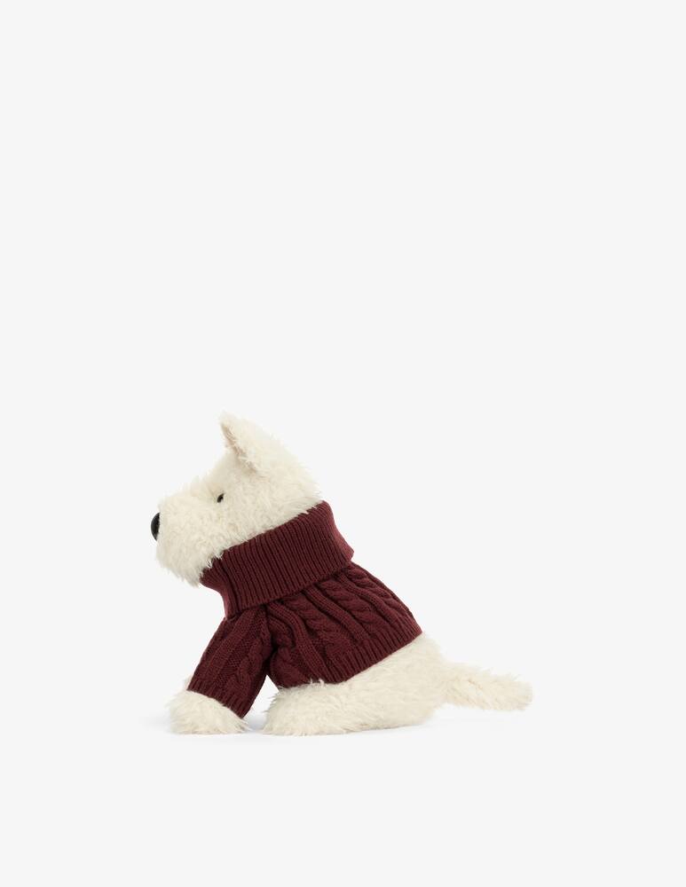 Jellycat Munro Scottie Dog Winter Jumper Outfit Peluche - picture 4 Jellycat Munro Scottie Dog Winter Jumper Outfit Peluche - picture 4