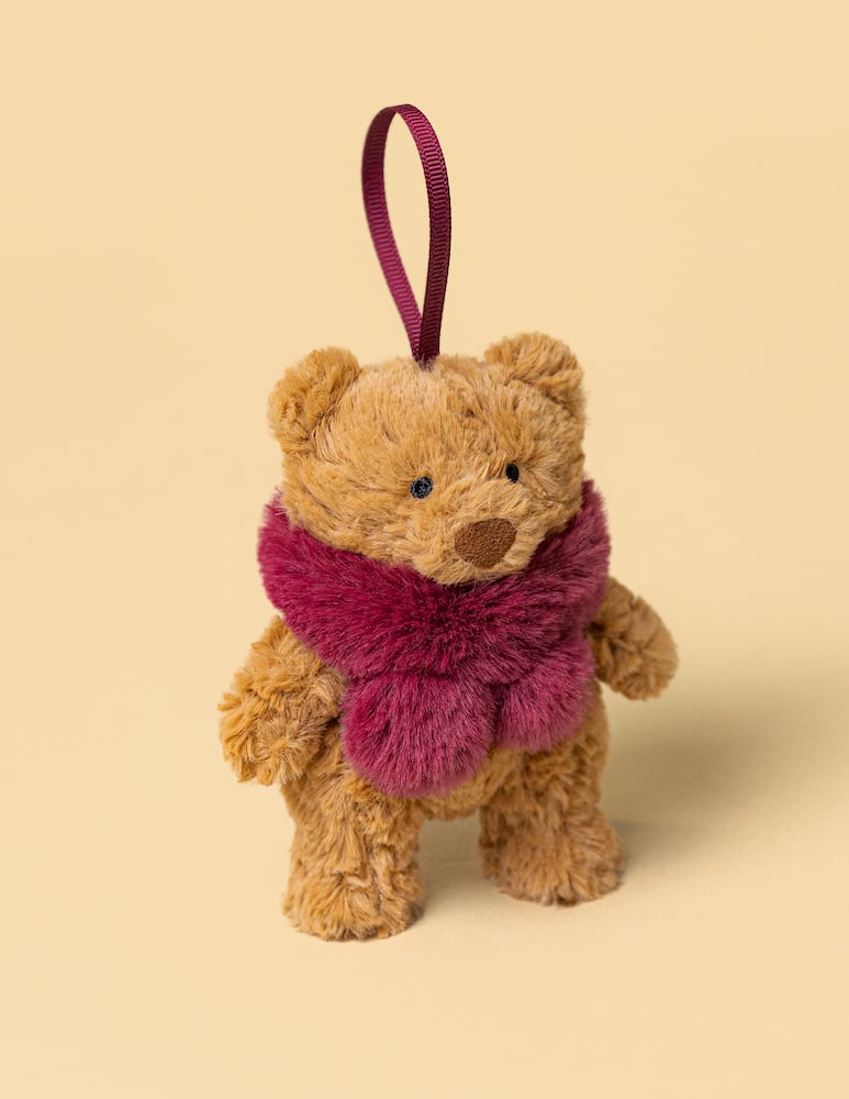 Jellycat Bartholomew Bear Winter Warmer Decoration - picture 2 Jellycat Bartholomew Bear Winter Warmer Decoration - picture 2