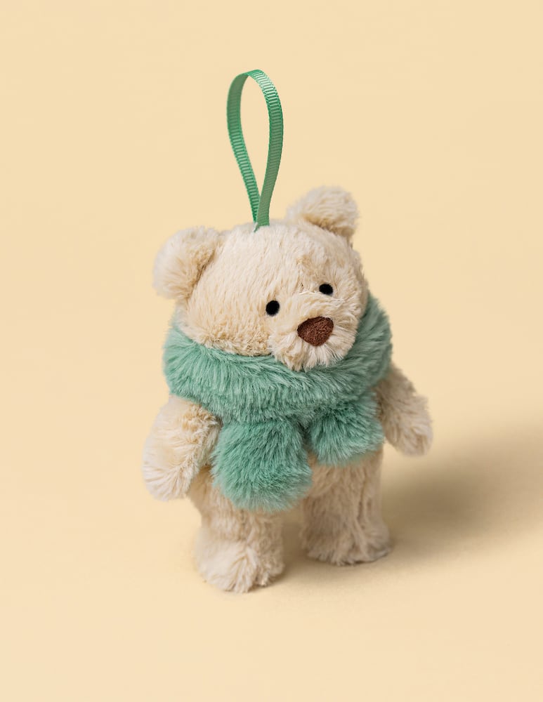 Jellycat Bartholomew Bear Jr. Winter Warmer Decoration - picture 2 Jellycat Bartholomew Bear Jr. Winter Warmer Decoration - picture 2