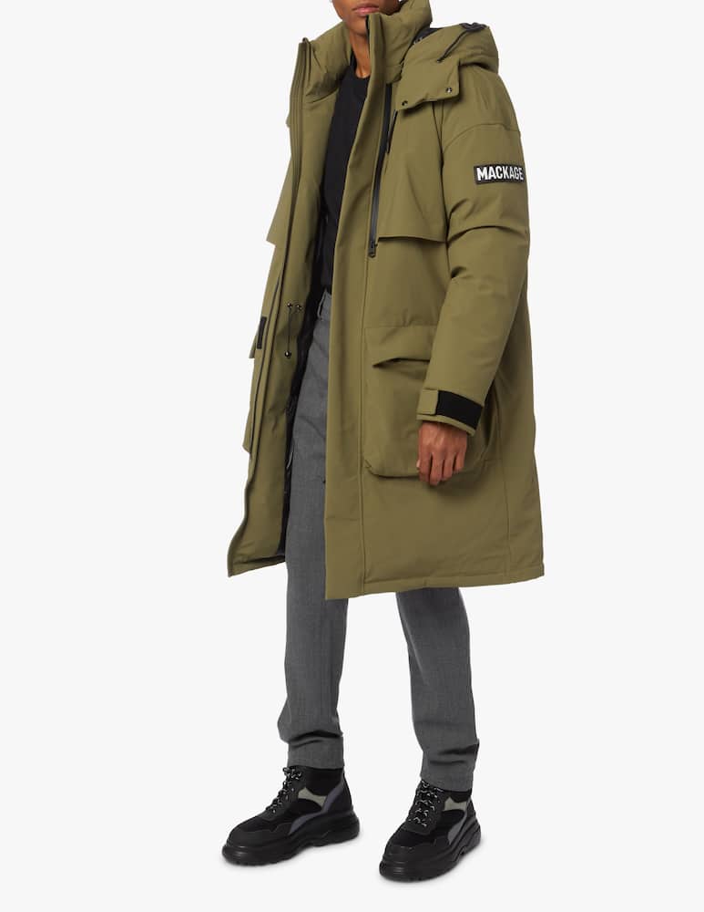 rinascente Mackage Parka con cappuccio tech gabriel