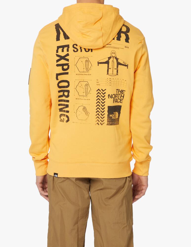 rinascente The North Face Galahm back graphic hoodie - orange