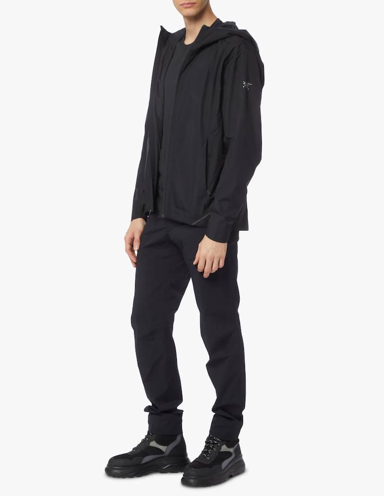 rinascente Arc'teryx Solano softshell hooded jacket - black