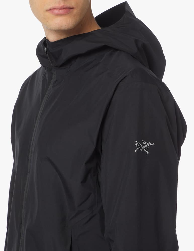 rinascente Arc'teryx Solano softshell hooded jacket - black
