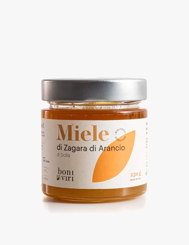 Boniviri Organic raw orange blossom honey from Sicily 250g - picture 1 Boniviri Organic raw orange blossom honey from Sicily 250g - picture 1