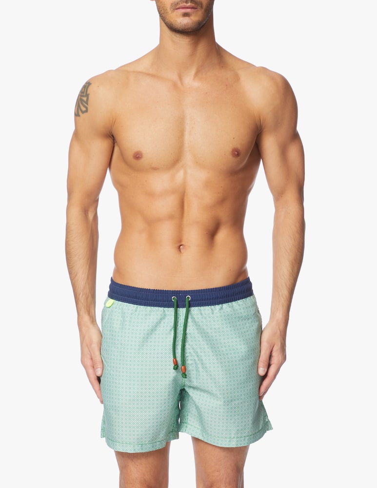 rinascente Gili's Costume boxer trawangan khaki azulejos