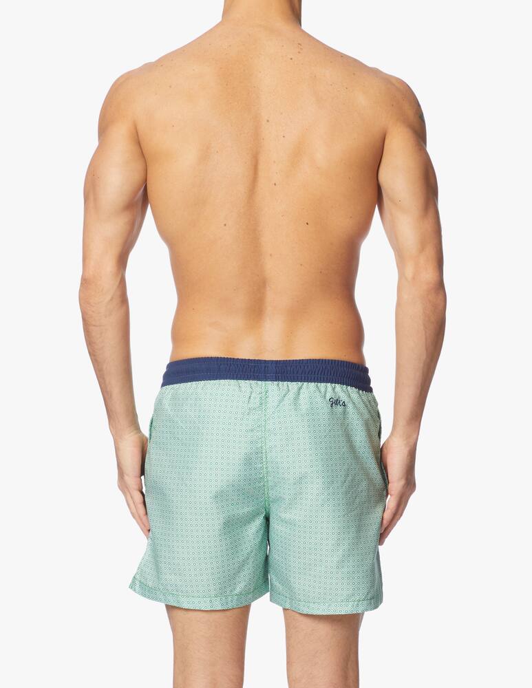 rinascente Gili's Costume boxer trawangan khaki azulejos