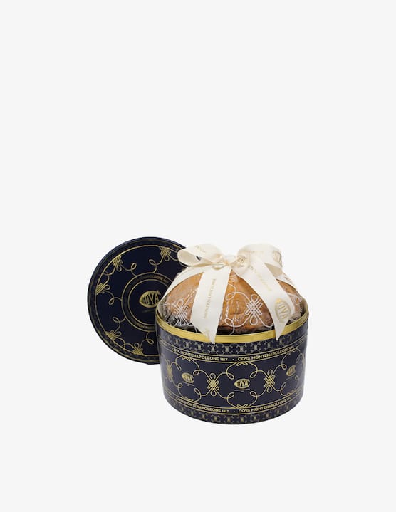 Pasticceria Cova Montenapoleone - Panettone Al Cioccolato Latta Blu 750g - €50,00