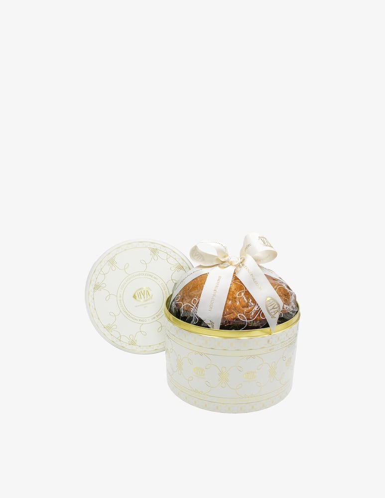 Pasticceria Cova Montenapoleone Panettone Tradizionale Latta Avorio 750g - immagine 1 Pasticceria Cova Montenapoleone Panettone Tradizionale Latta Avorio 750g - immagine 1