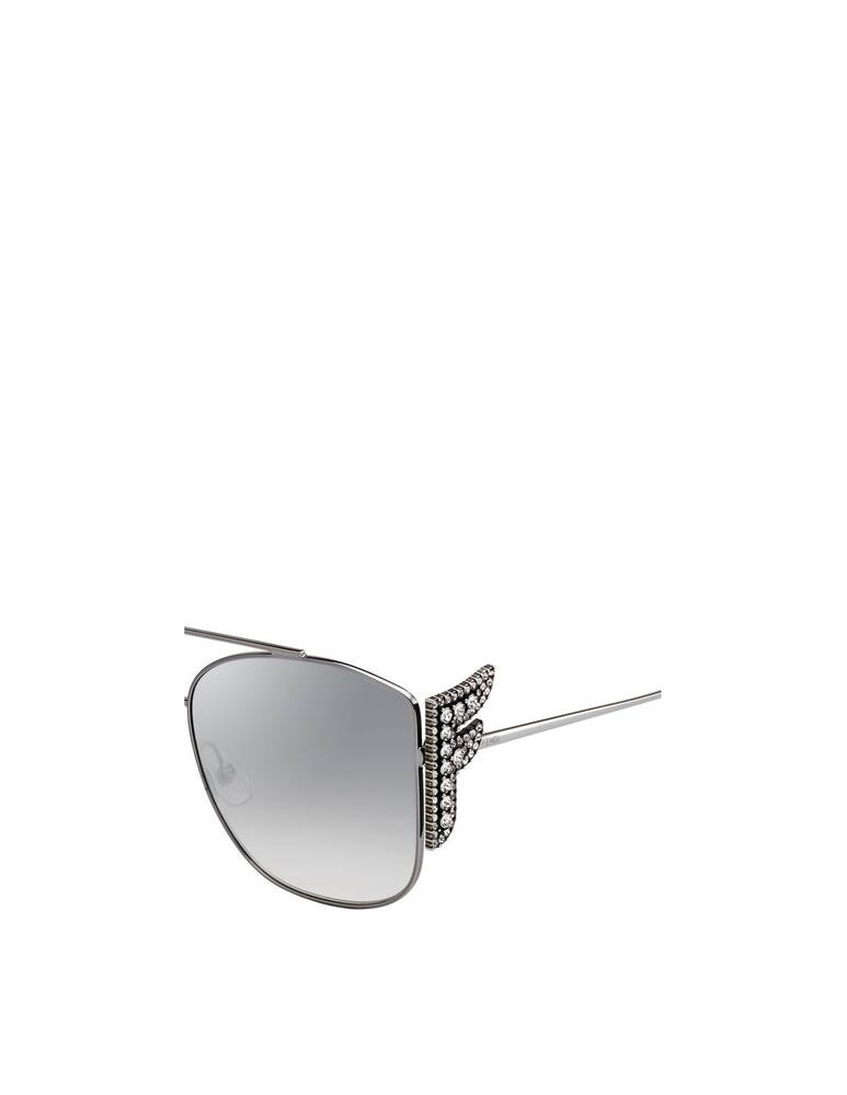 rinascente Fendi Square sunglasses with embellished logo