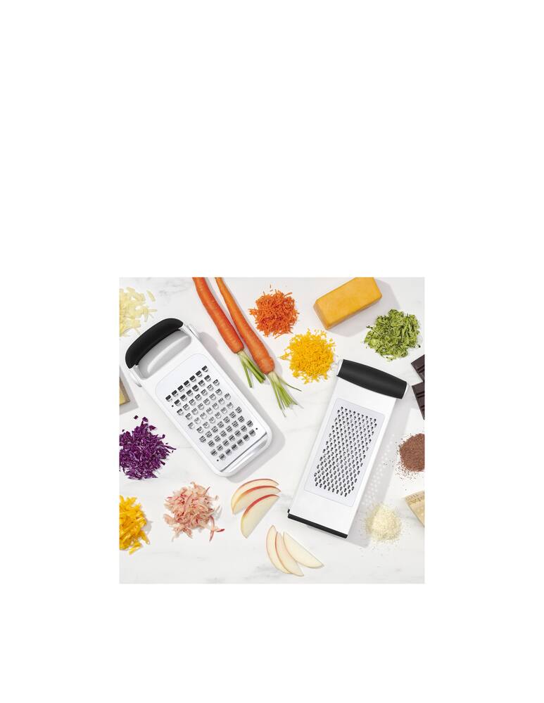 rinascente Oxo Good Grips Grattugia 2 Lati Pieghevole - Argento