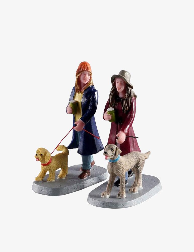 Lemax A spasso con il cane Set Di 2 Caddington Village - immagine 1 Lemax A spasso con il cane Set Di 2 Caddington Village - immagine 1